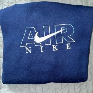 Nike Air Navy Sweatshirt with Logo